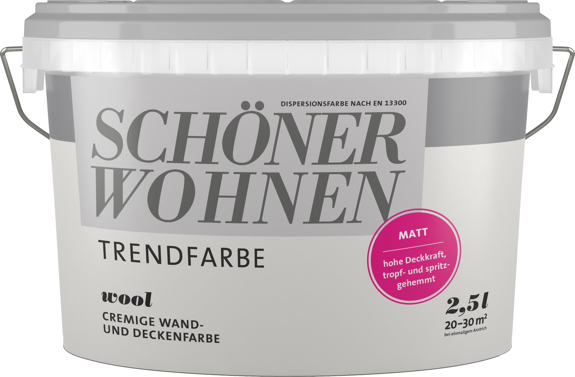 2,5L Schöner Wohnen -Trend Wandfarbe matt Wool