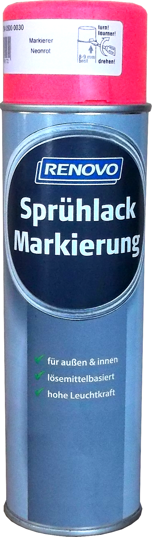 500 ml Renovo Markierungsspray neonrot