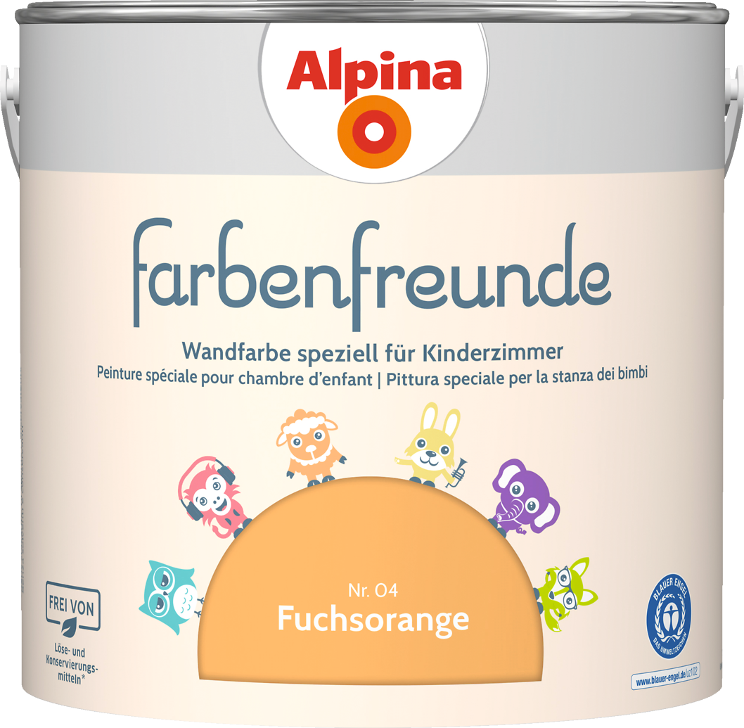 2,5l ALPINA Farbenfreunde Nr.04 Fuchsorange
