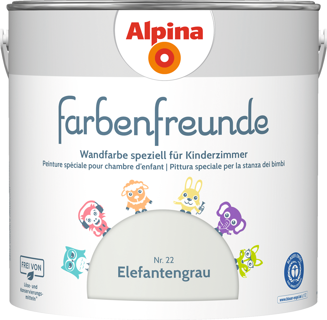 2,5l ALPINA Farbenfreunde Nr.22 Elefantengrau