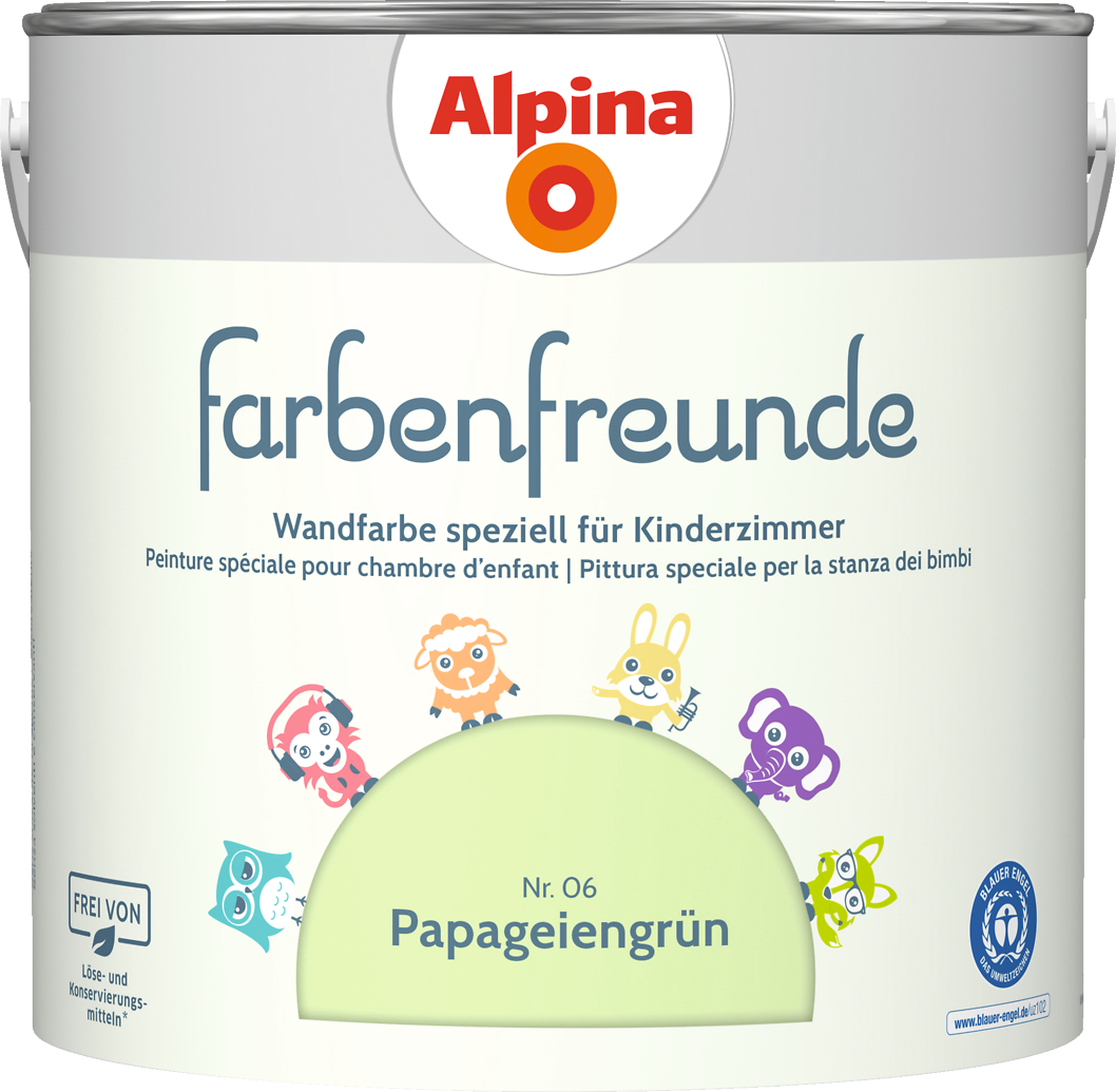 2,5l ALPINA Farbenfreunde Nr.06 Papageiengrün