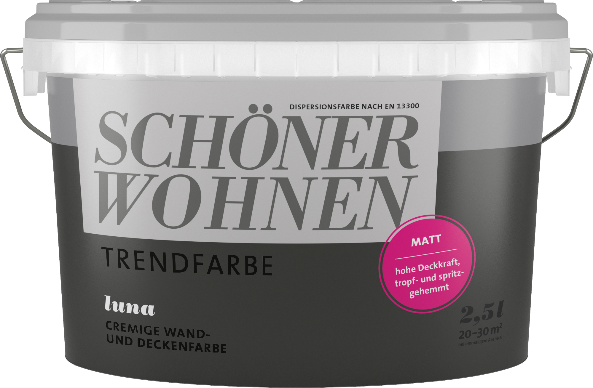 2,5L Schöner Wohnen -Trend Wandfarbe matt Luna