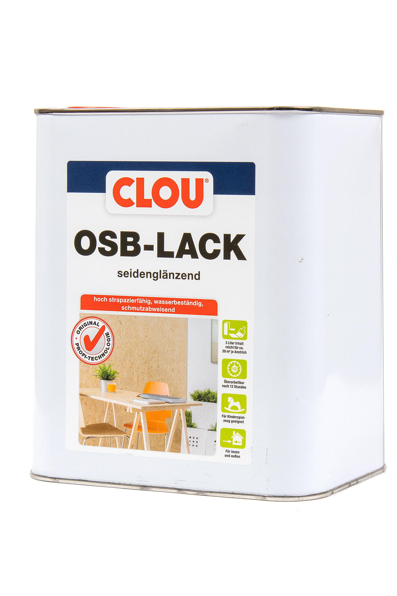 3L Clou OSB-Lack farblos seidenglänzend+EV-Verd.