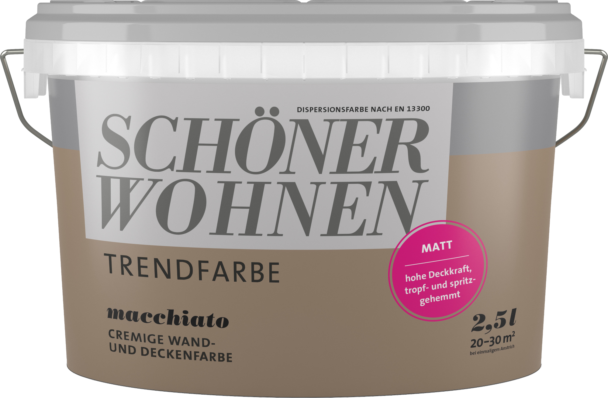 2,5L Schöner Wohnen -Trend Wandfarbe matt Macchiato