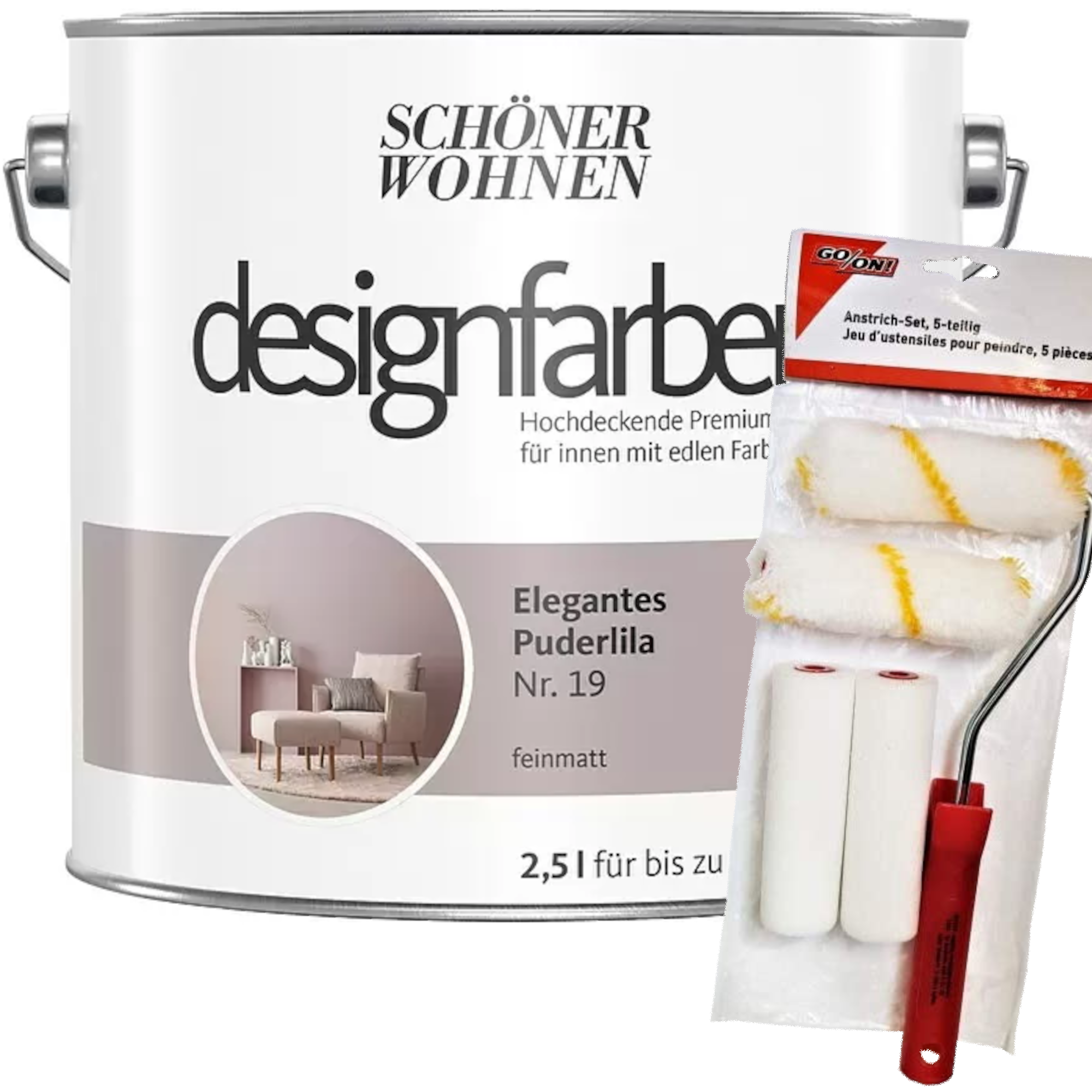 2,5L SW Elegantes Puderrosa 19 +Rollerset