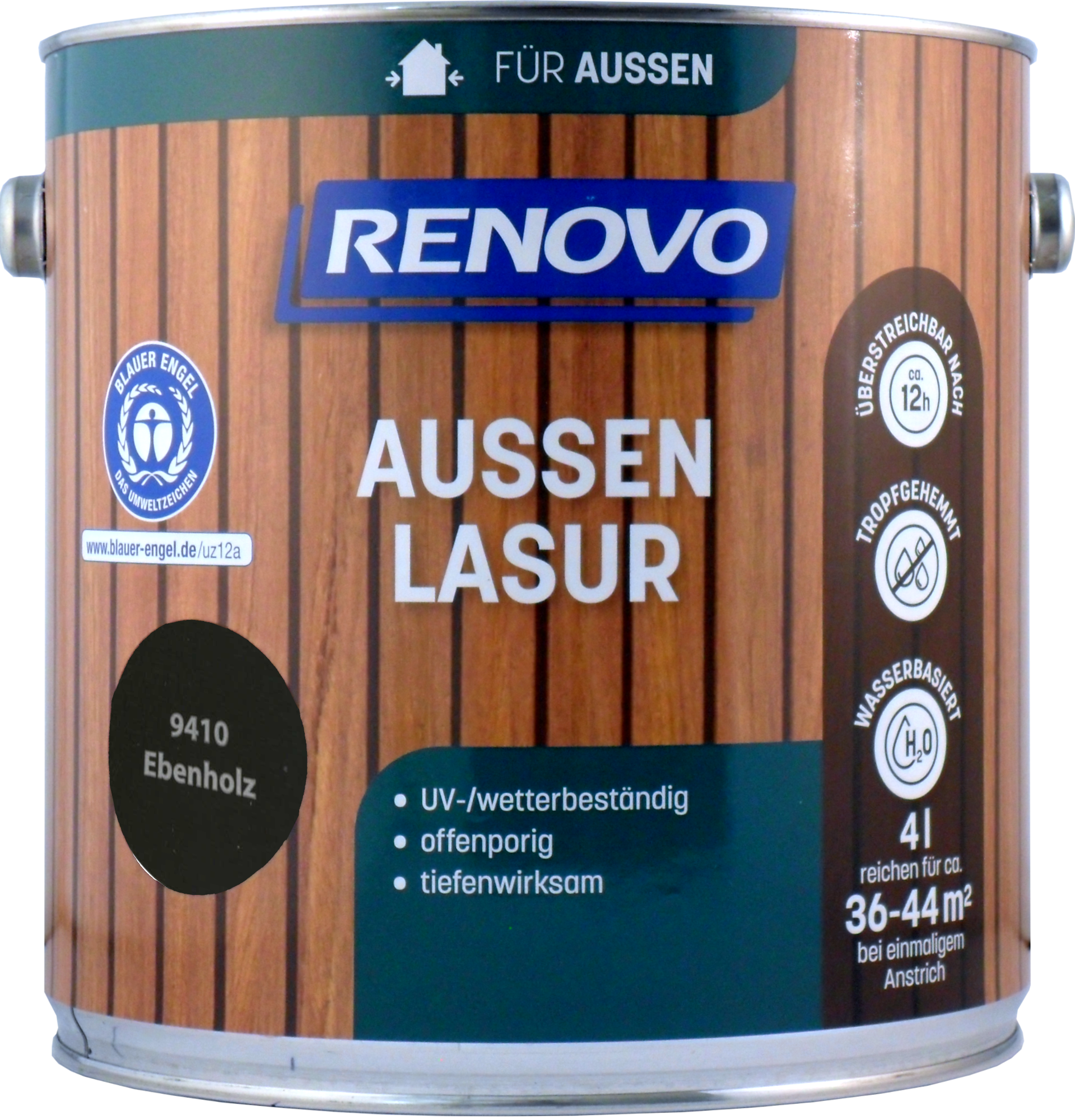 4L Renovo Wetterlasur wb. Nr.9410 ebenholz