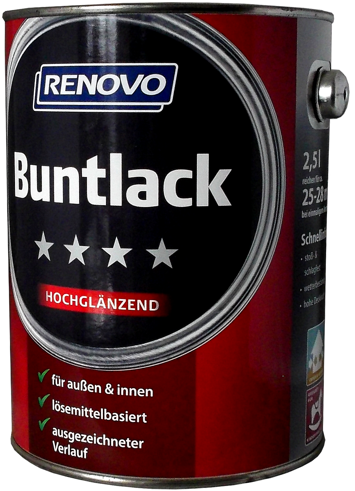 2,5l Renovo Hochglanzlack graphitgrau Nr.7024