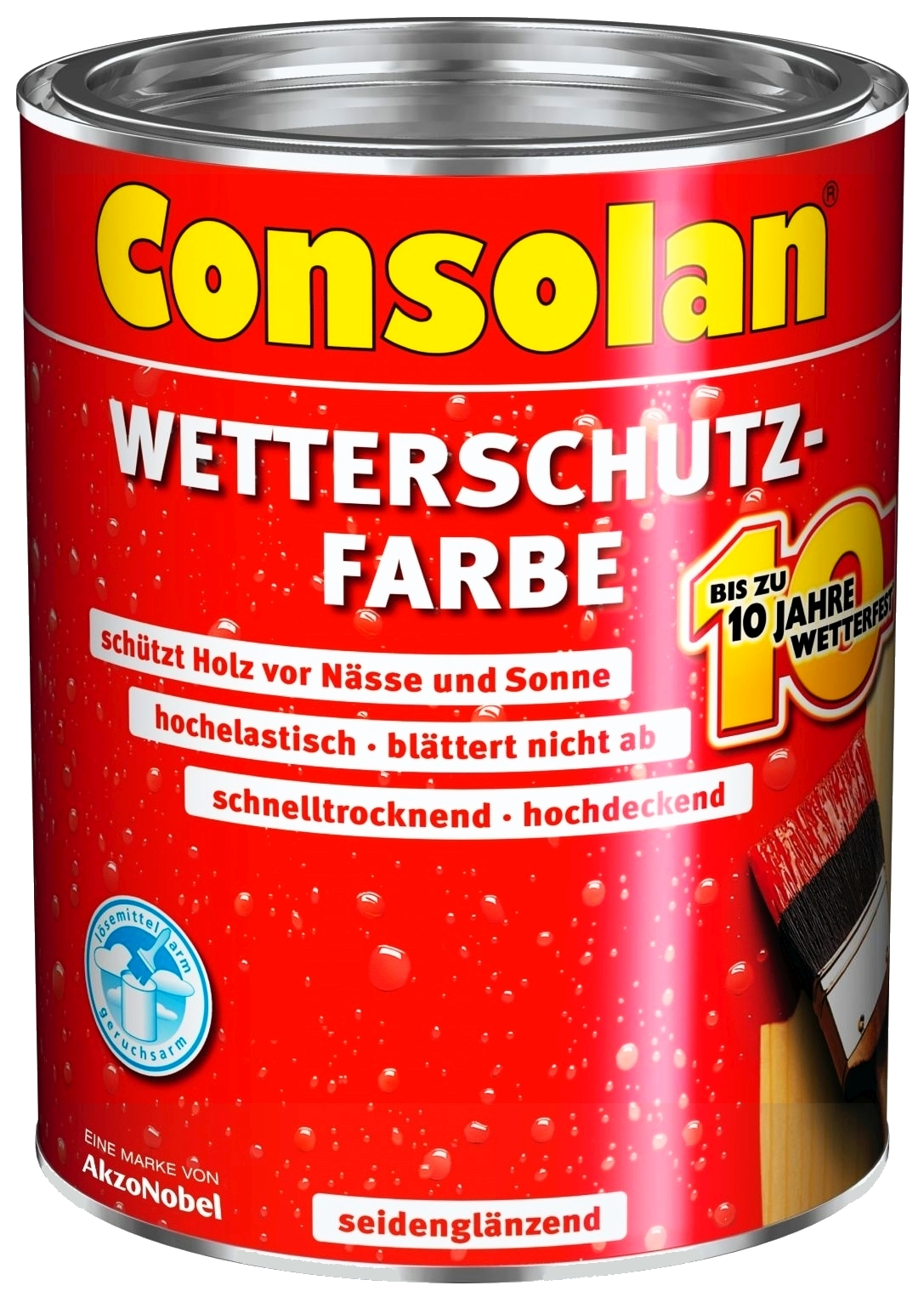 750ml Consolan Wetterschutzfarbe gelb