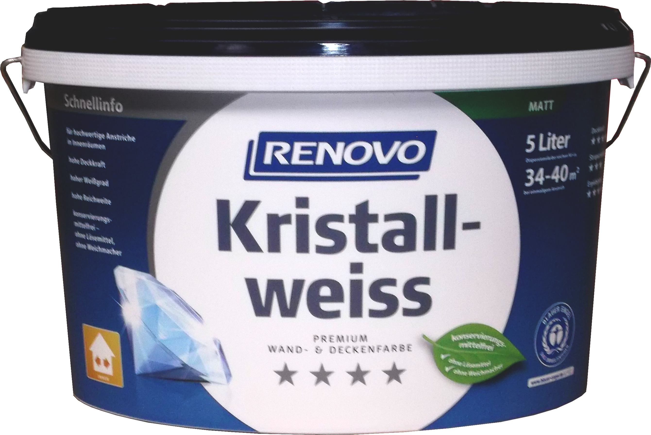 5L Renovo Kristallweiß waschbeständig