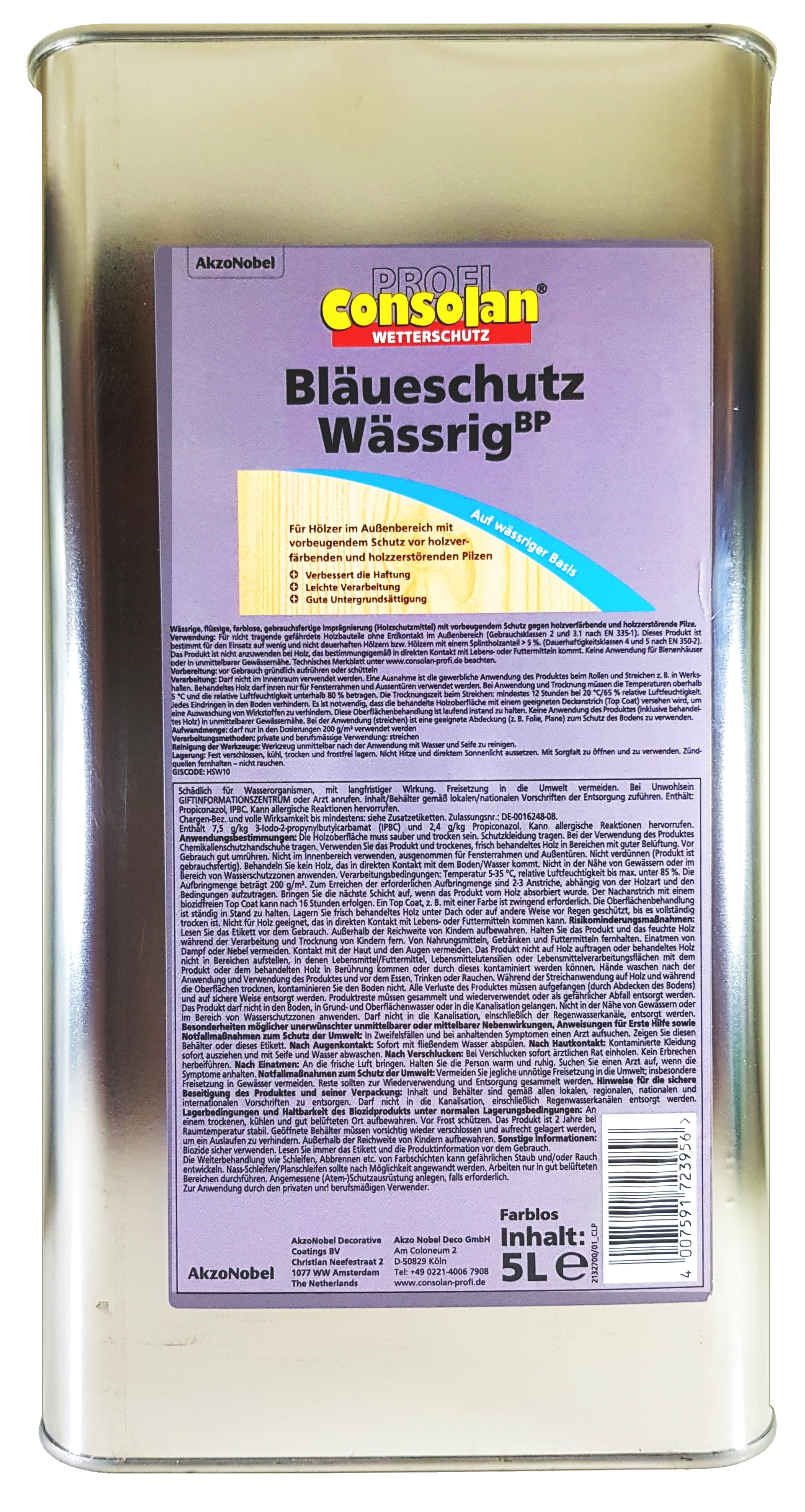 5L Profi Consolan Bläueschutz wässrig BP