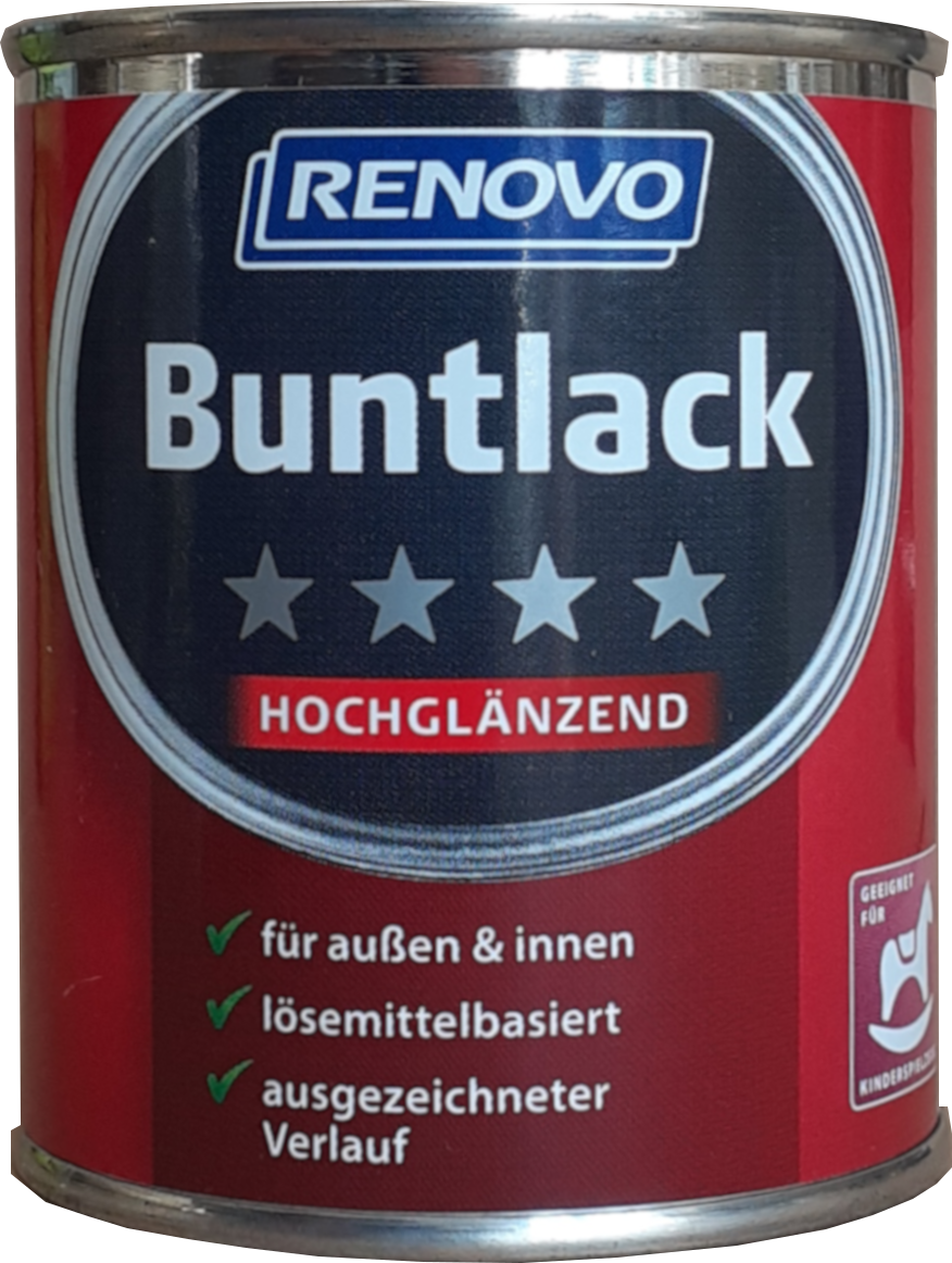 125ml Renovo Hochglanzlack Nr.9900 schwarz