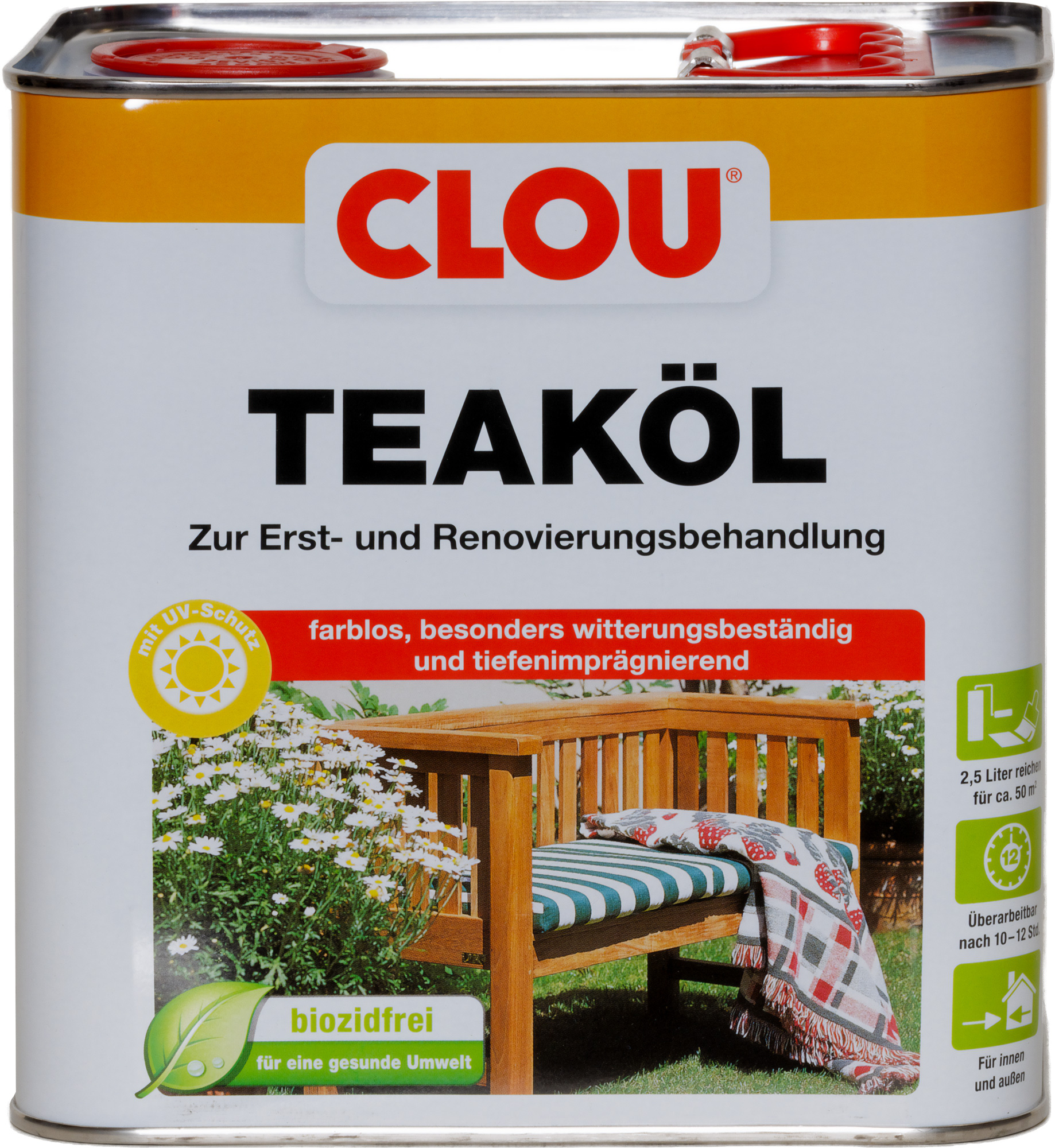 2,5L Clou Teaköl farblos
