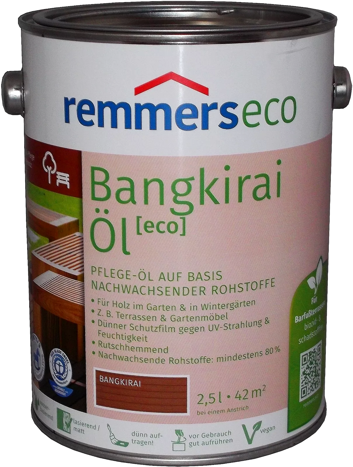 750ml Remmers eco Bangkirai-Öl