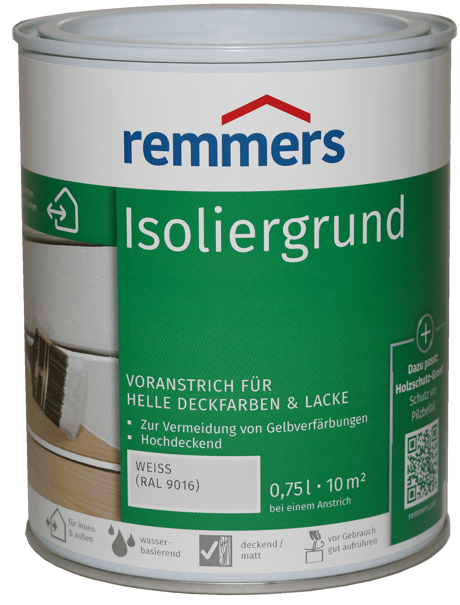 750ml Remmers Isoliergrund weiß