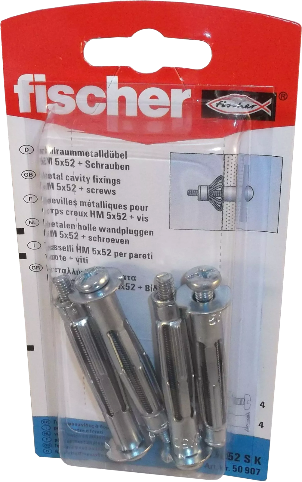 Hohlraumdübel HM 5 x 52 SK