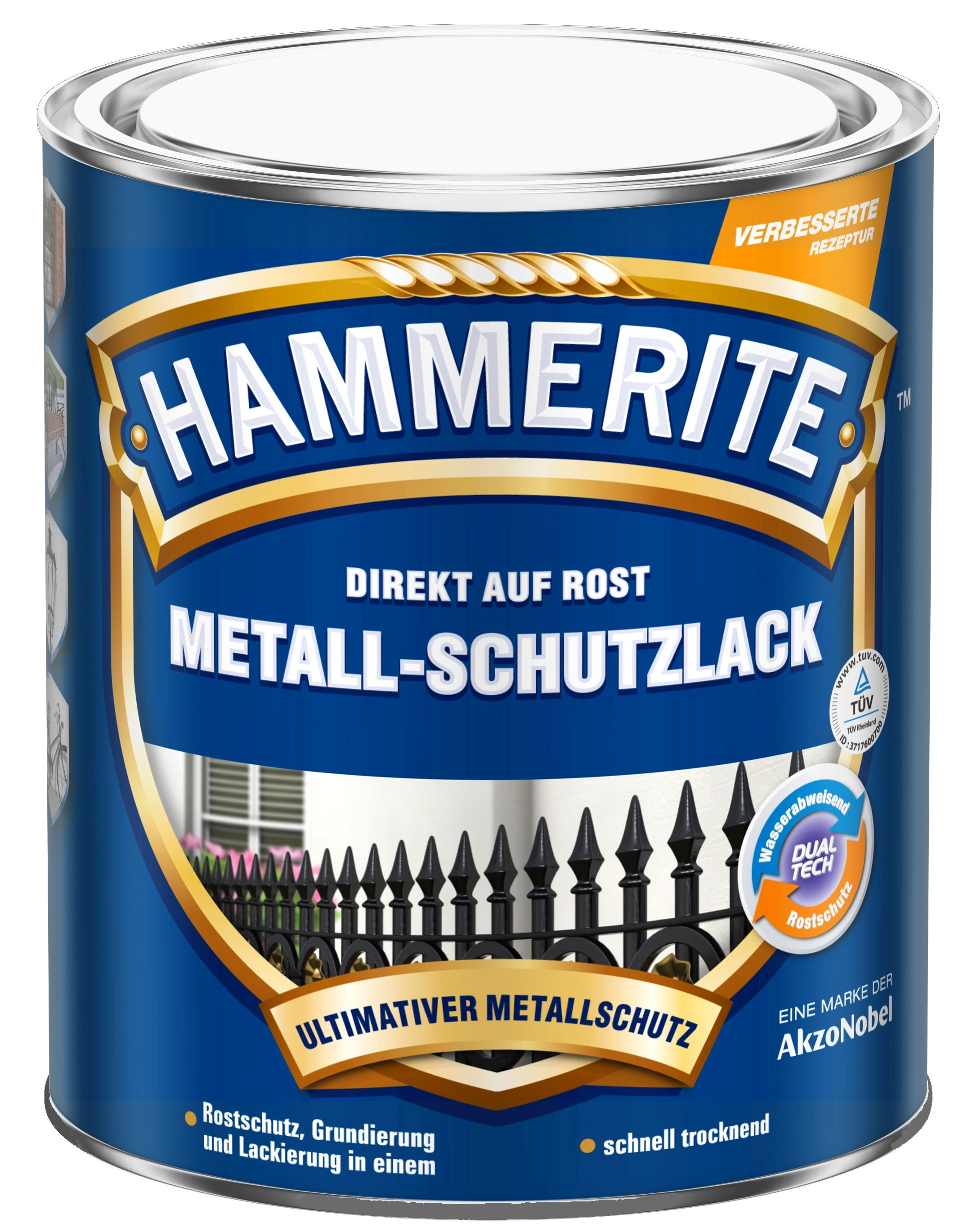 2,5 Liter Hammerite Msl glänzend dunkelgrün