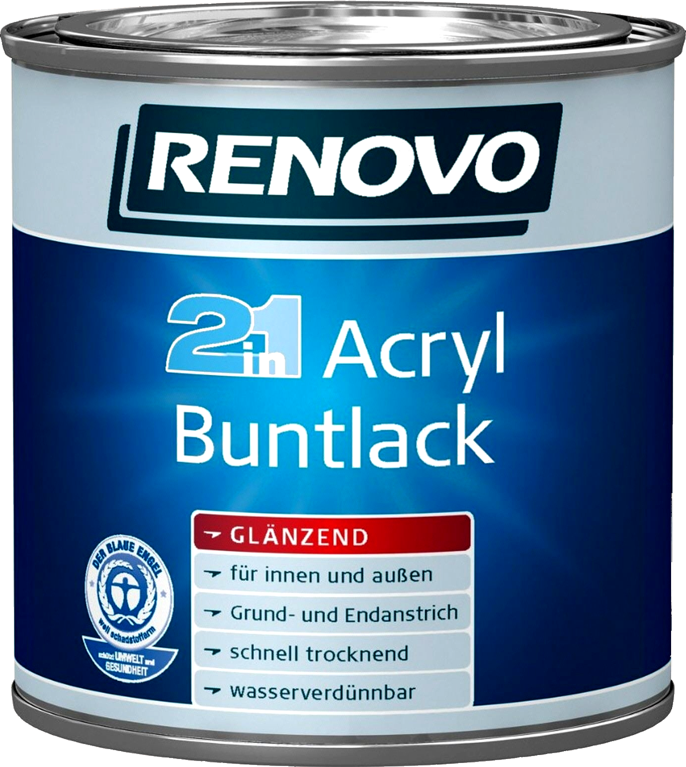 125ml Renovo Acryl 2in1 Buntlack glz. Nr.1028 melonengelb
