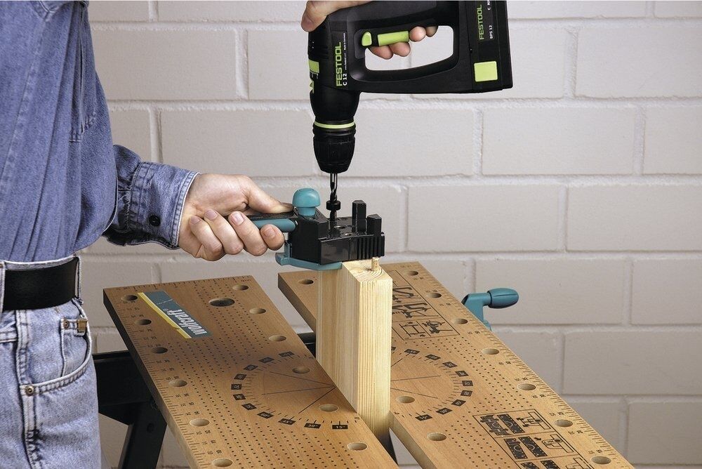 wolfcraft Meisterdübler Universal-Dübelhilfe