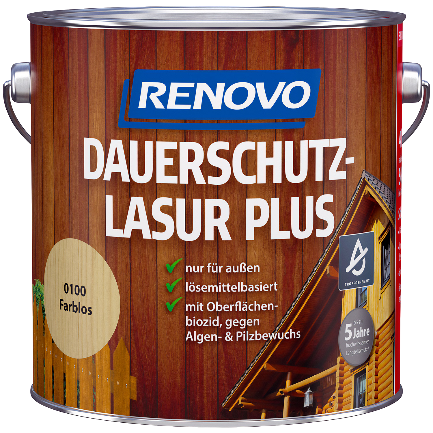 4L Renovo Dauerschutzlasur PLUS Farblos