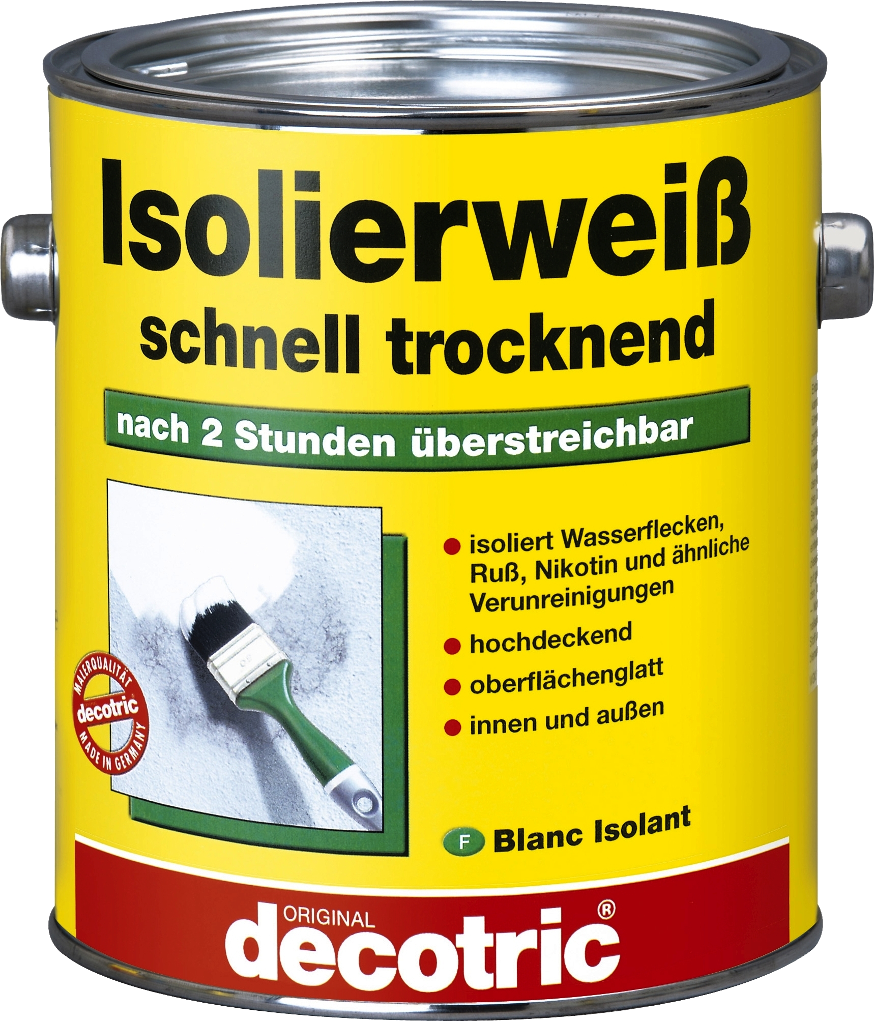 2L Decotric Isolierweiß Isolierfarbe Nikotinsperre