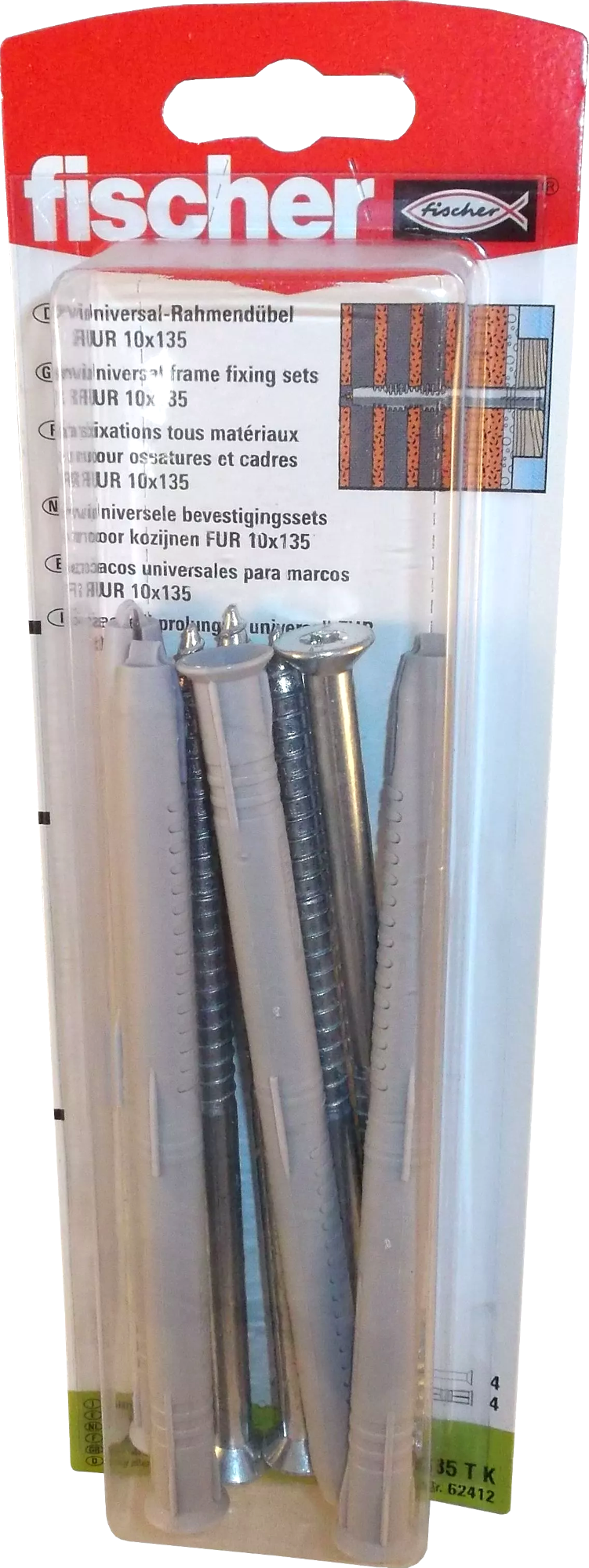 Fischer Universalrahmendübel FUR 10X135 T K