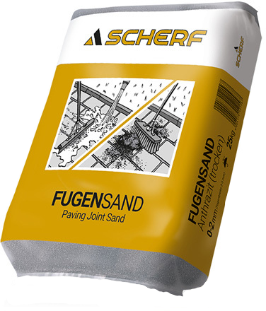 25Kg SCHERF-Fugensand Anthrazit Edelbrechkorn0-2mm
