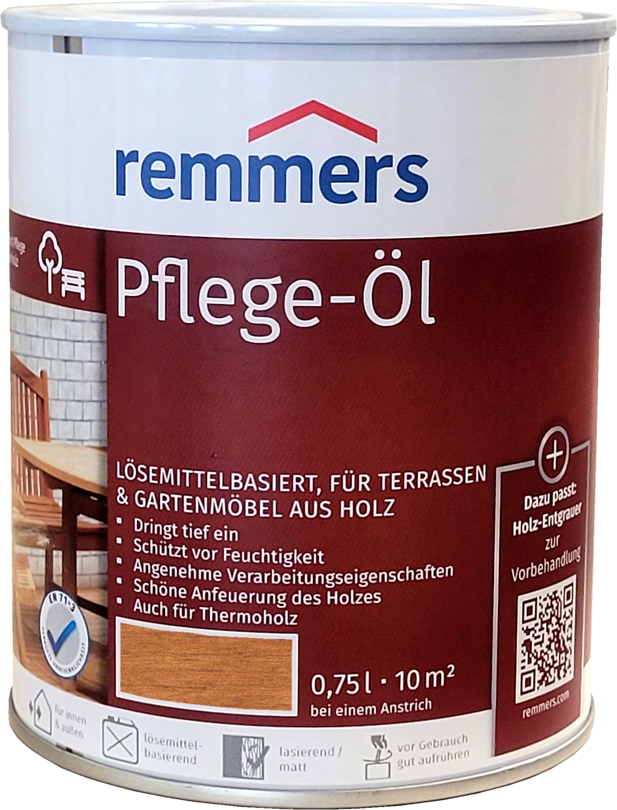 750ml Remmers Pflege-Öl Teak