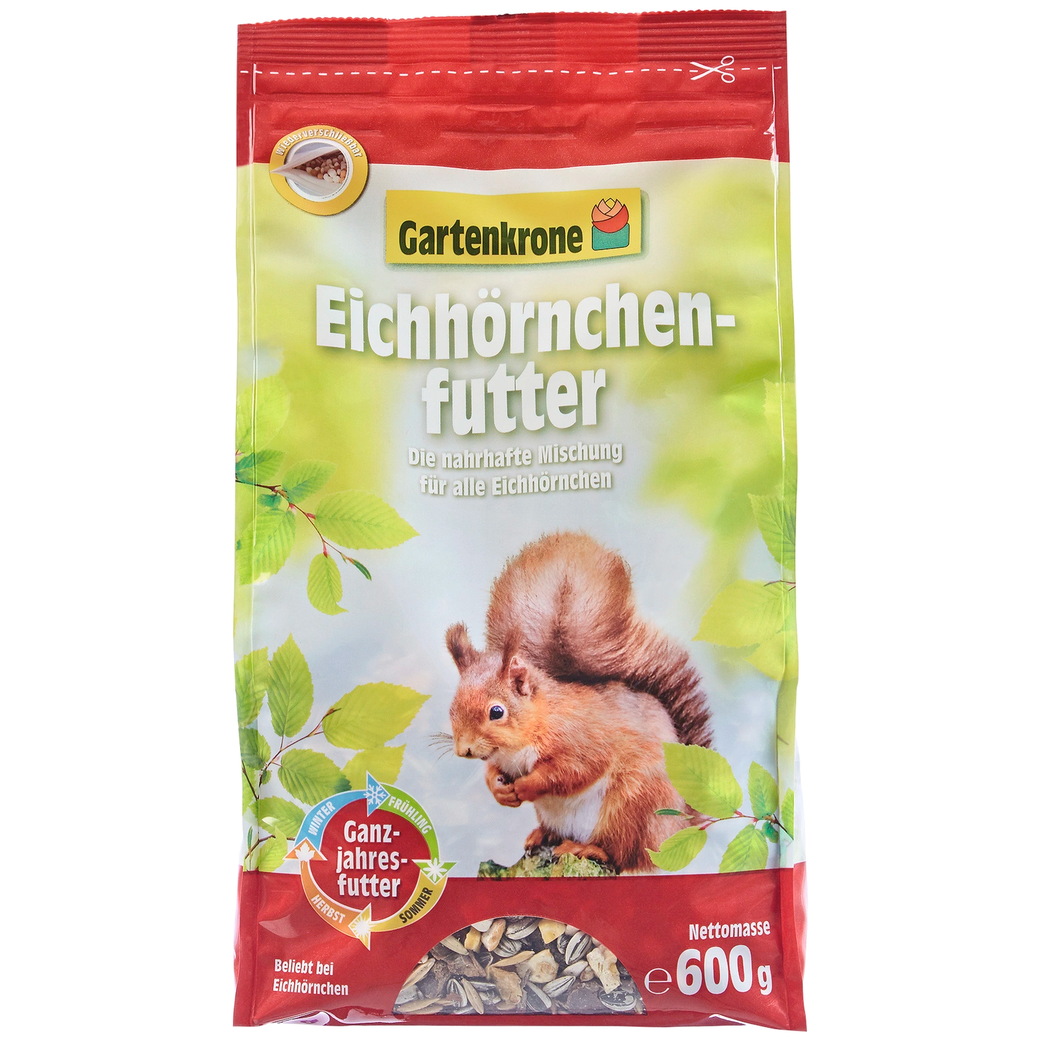 600g Gartenkrone Eichhörnchenfutter
