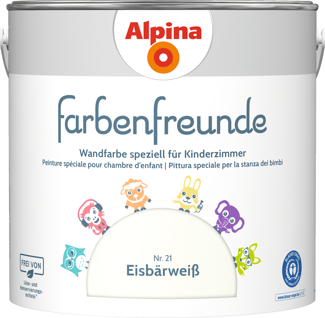 2,5l ALPINA Farbenfreunde Nr.21 Eisbärweiß