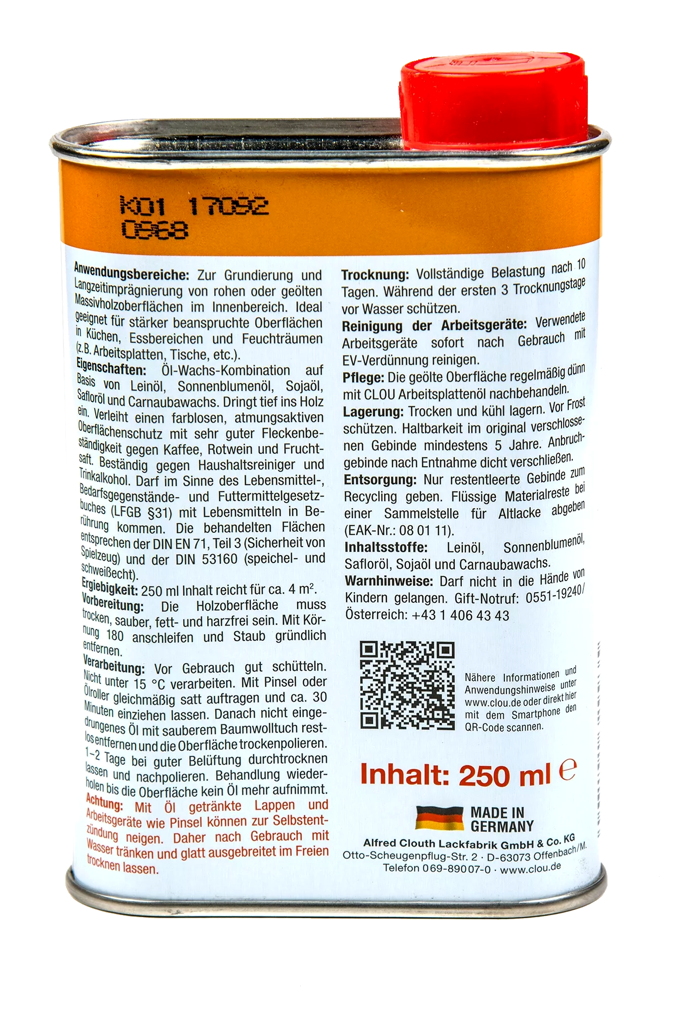 _250ml Clou Arbeitsplatten-Öl