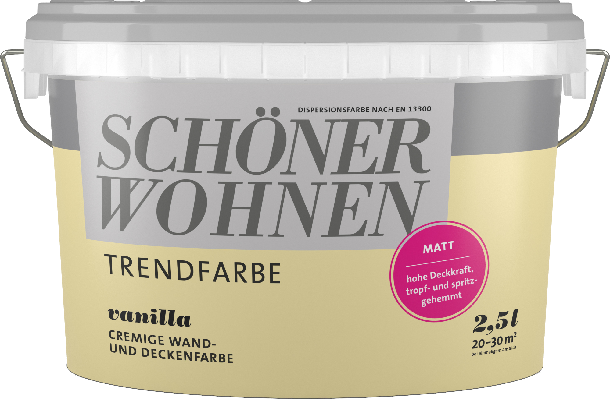 2,5L Schöner Wohnen -Trend Wandfarbe matt Vanilla