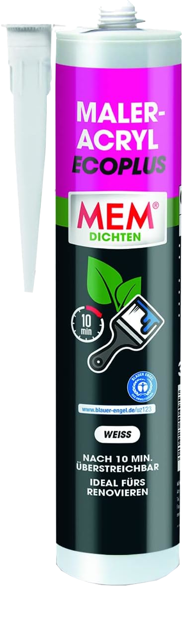 300ml MEM Maler-Acryl Ecoplus weiß