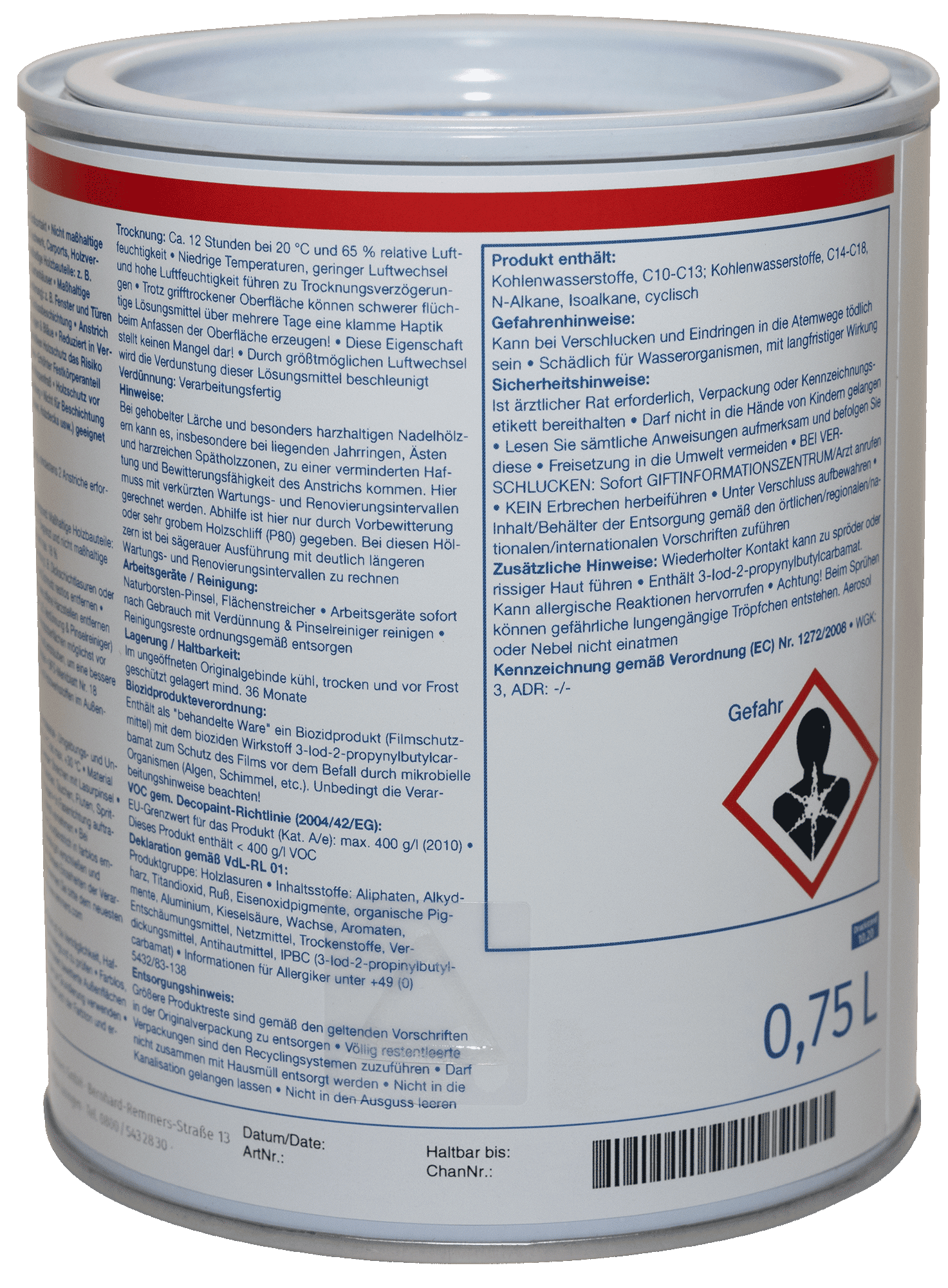 750ml Remmers HK Lasur Farblos