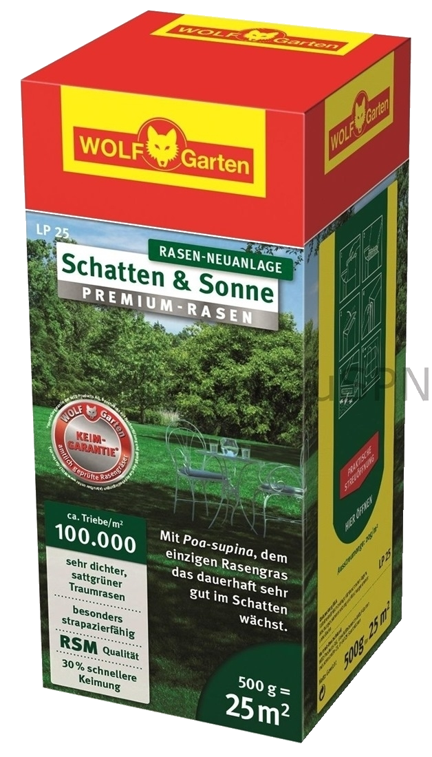 500g LP25 Premium-Rasen »Schatten & Sonne«