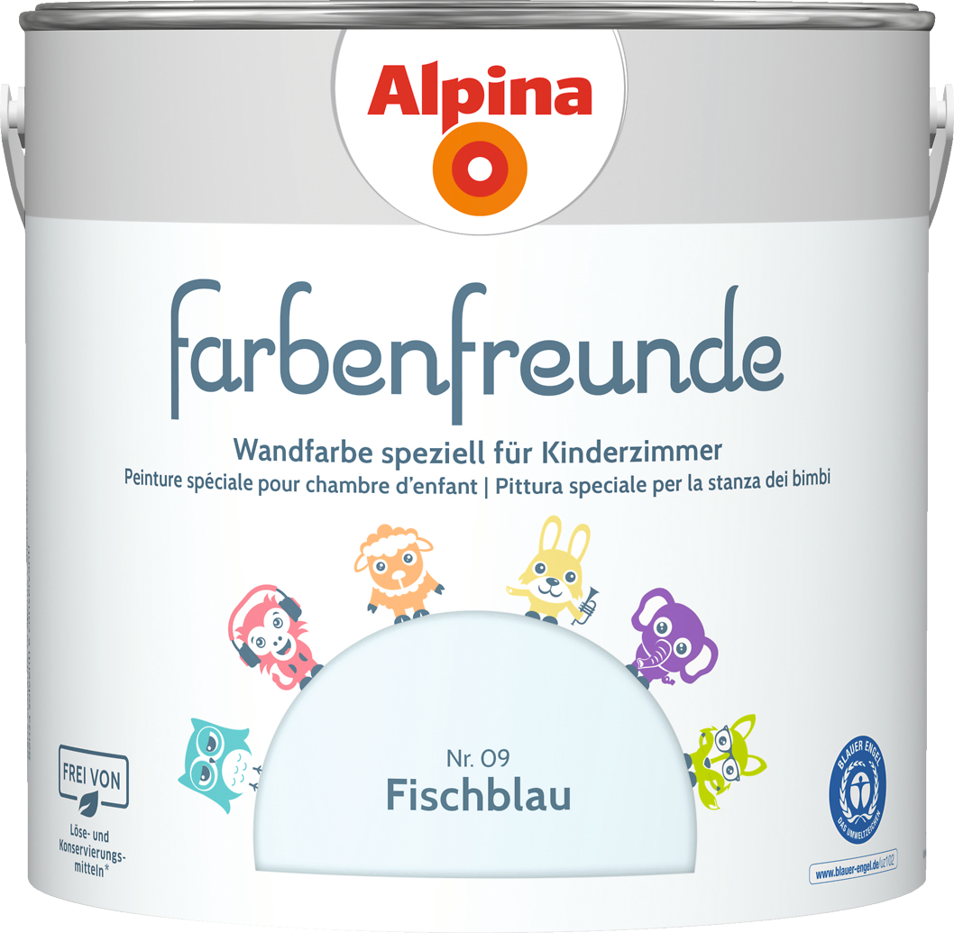 2,5l ALPINA Farbenfreunde Nr.09 Fischblau