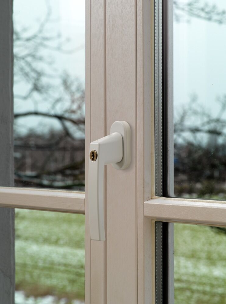 ABUS Abschließbarer Fenstergriff FG210 weiss