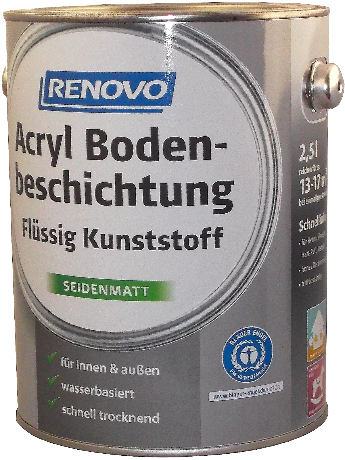 2,5L Renovo Acryl - Bodenbeschichtung blaugrau