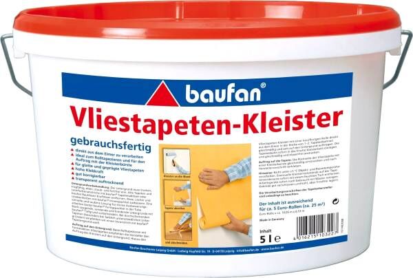 5L Baufan Vliestapeten-Kleister