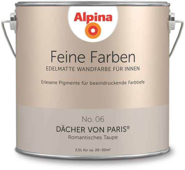 2,5L ALPINA Feine Farben Dächer von Paris No.06