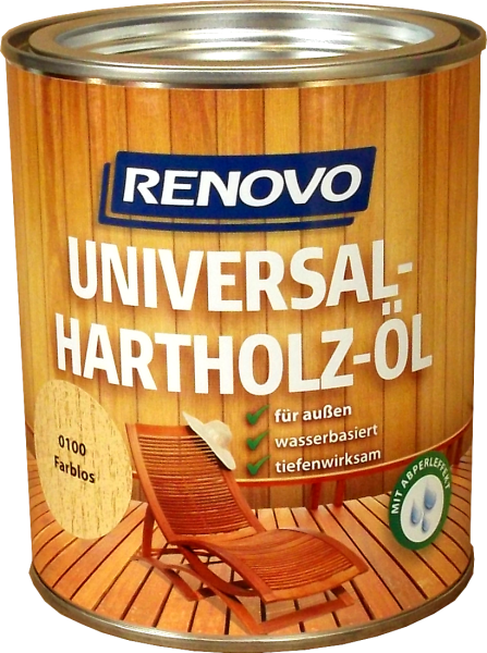 750ml Renovo Universal-Hartholzöl Meranti wasserbasis