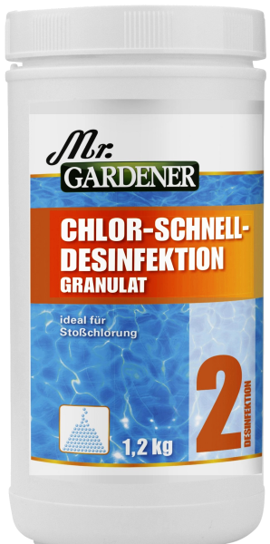 1,2 Mr.Gardener Chlor-Schnelldesinfektion