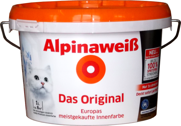 1L Alpinaweiß Das Original Spritzfrei