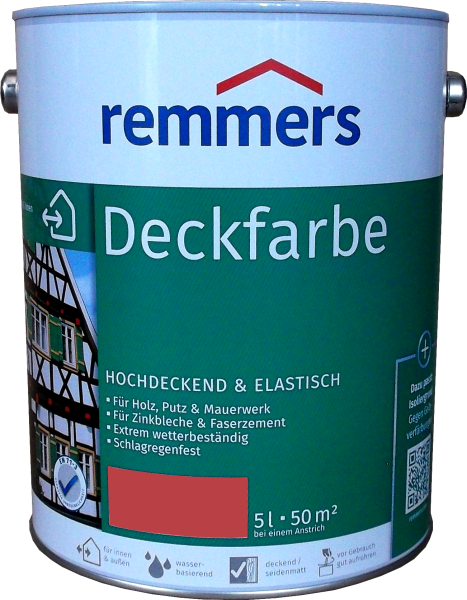 5L Remmers Deckfarbe Schwedisch Rot