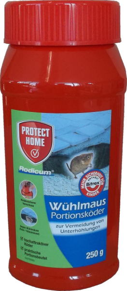 250g Protect Home Rodicum Wühlmaus Portionsköder