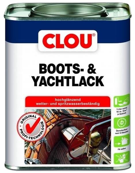 750ml Clou Boots- & Yachtlack transparent