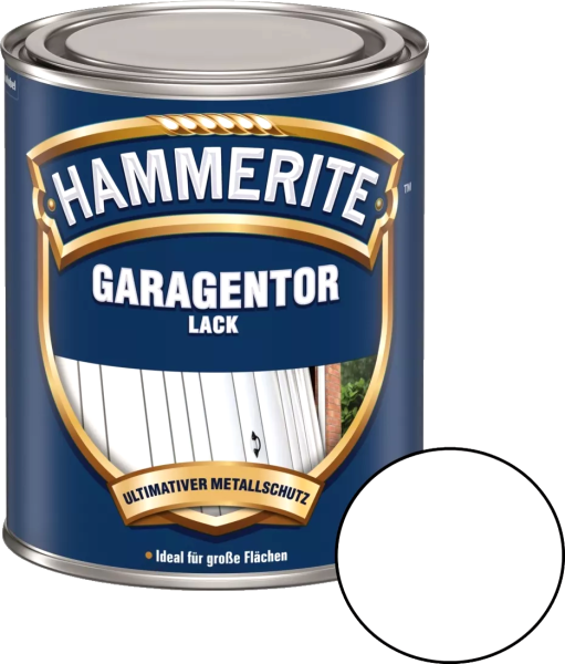 750ml Hammerite Garagentorlack sdm Weiß