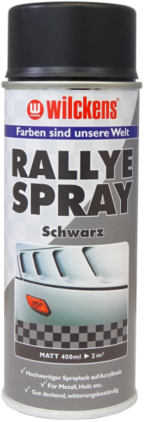 400ml Wilckens Rallye-Spray schwarz matt