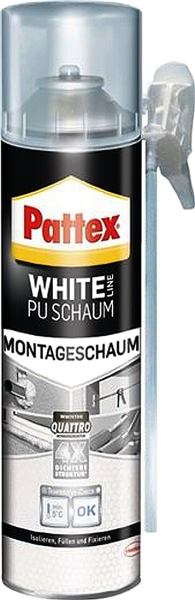 500ml Pattex White Line PU-Schaum