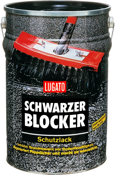 10L Lugato Bitumen Schutzlack Schwarzer Blocker
