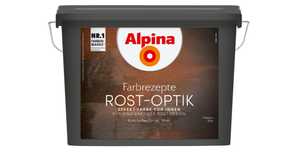 ALPINA Farbrezepte Rost-Optik Set für ca.10m²